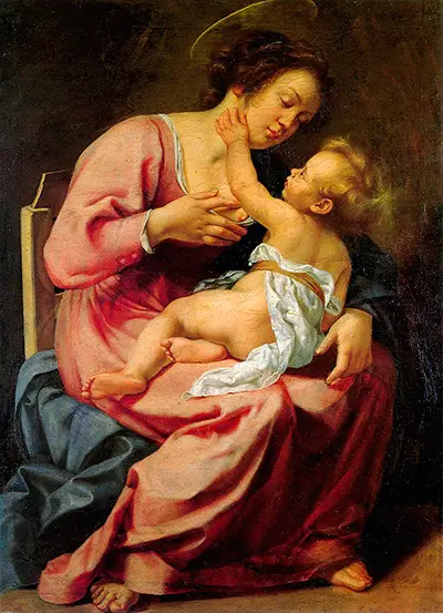 Vierge à l'enfant Artemisia Gentileschi